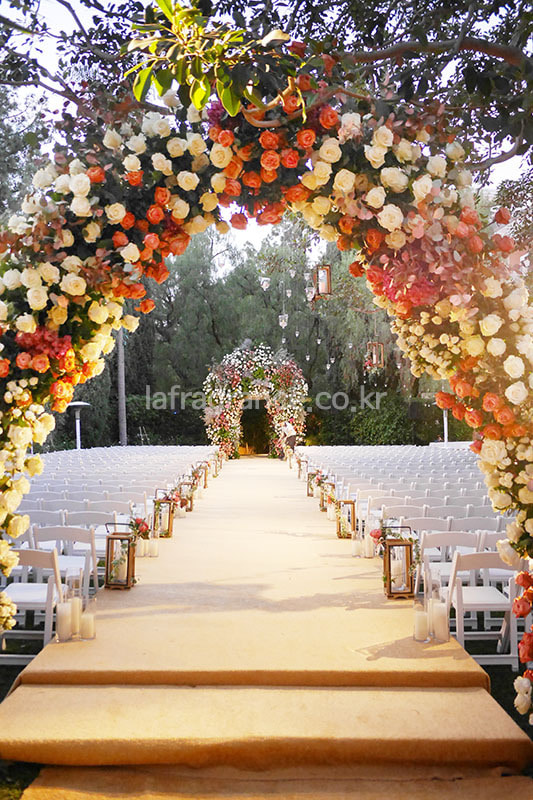 LA Beverly Hills Wedding_ceremony프라그랑스